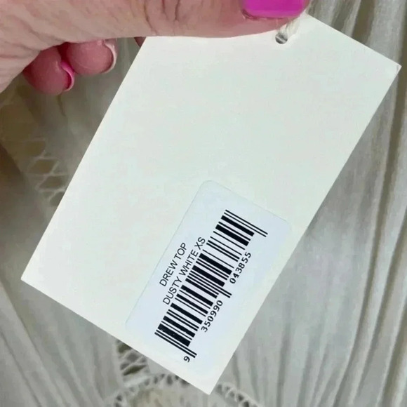 Magali Pascal The Drew Balloon Sleeve Blouse In Dusty White - Picture 10 of 12